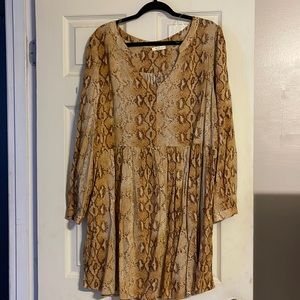 Kori snake print dress